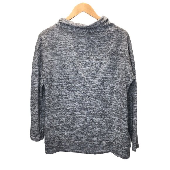 Corvia Sweater Women Large Gray Long Sleeve Cowl Neck Cozy Comfy Pullover - Picture 2 of 6